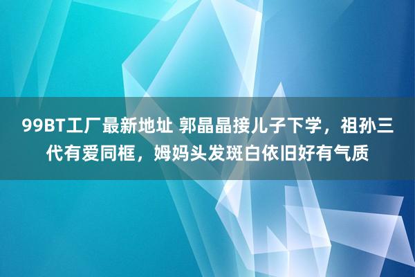 99BT工厂最新地址 郭晶晶接儿子下学，祖孙三代有爱同框，姆妈头发斑白依旧好有气质