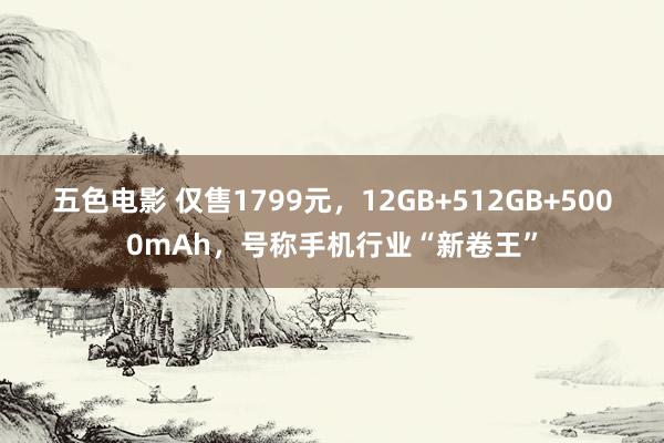 五色电影 仅售1799元，12GB+512GB+5000mAh，号称手机行业“新卷王”