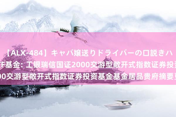 【ALX-484】キャバ嬢送りドライバーの口説きハメ撮り 2 国证2000ETF基金: 工银瑞信国证2000交游型敞开式指数证券投资基金基金居品贵府摘要更新