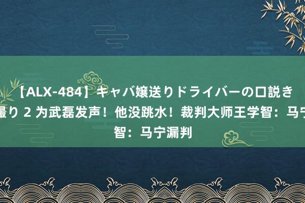 【ALX-484】キャバ嬢送りドライバーの口説きハメ撮り 2 为武磊发声！他没跳水！裁判大师王学智：